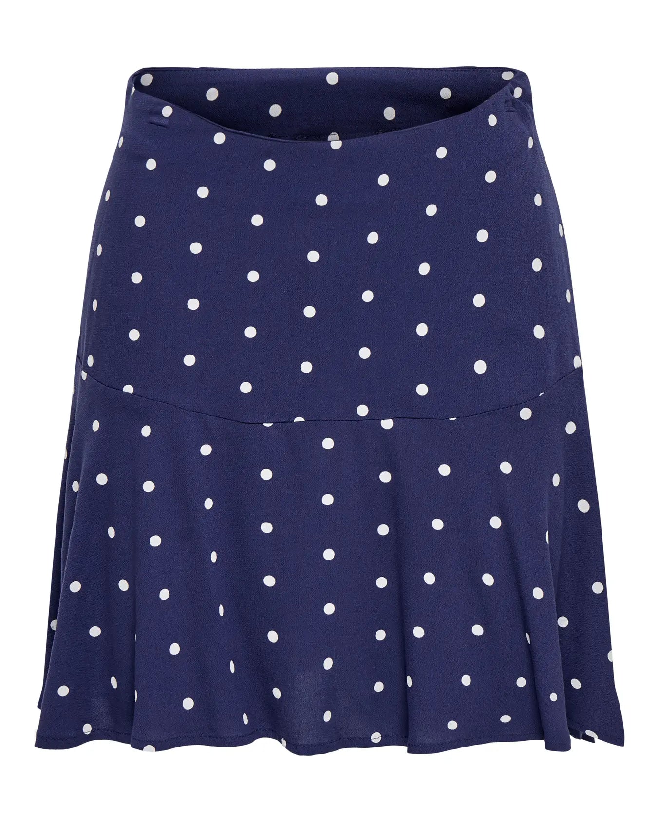 KESHAV POLKA DOT SKIRT - PATRIOT BLUE