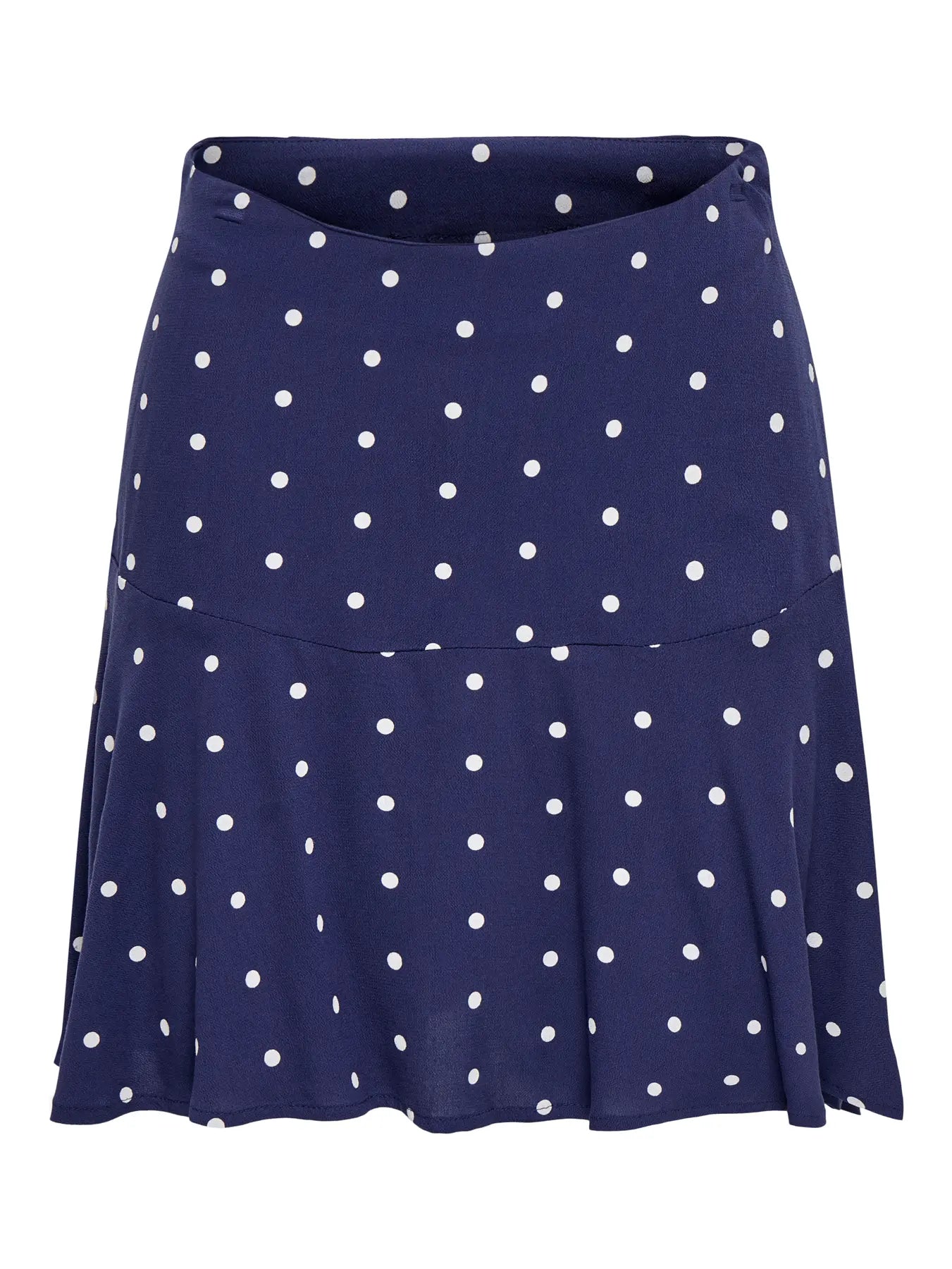 KESHAV POLKA DOT SKIRT - PATRIOT BLUE