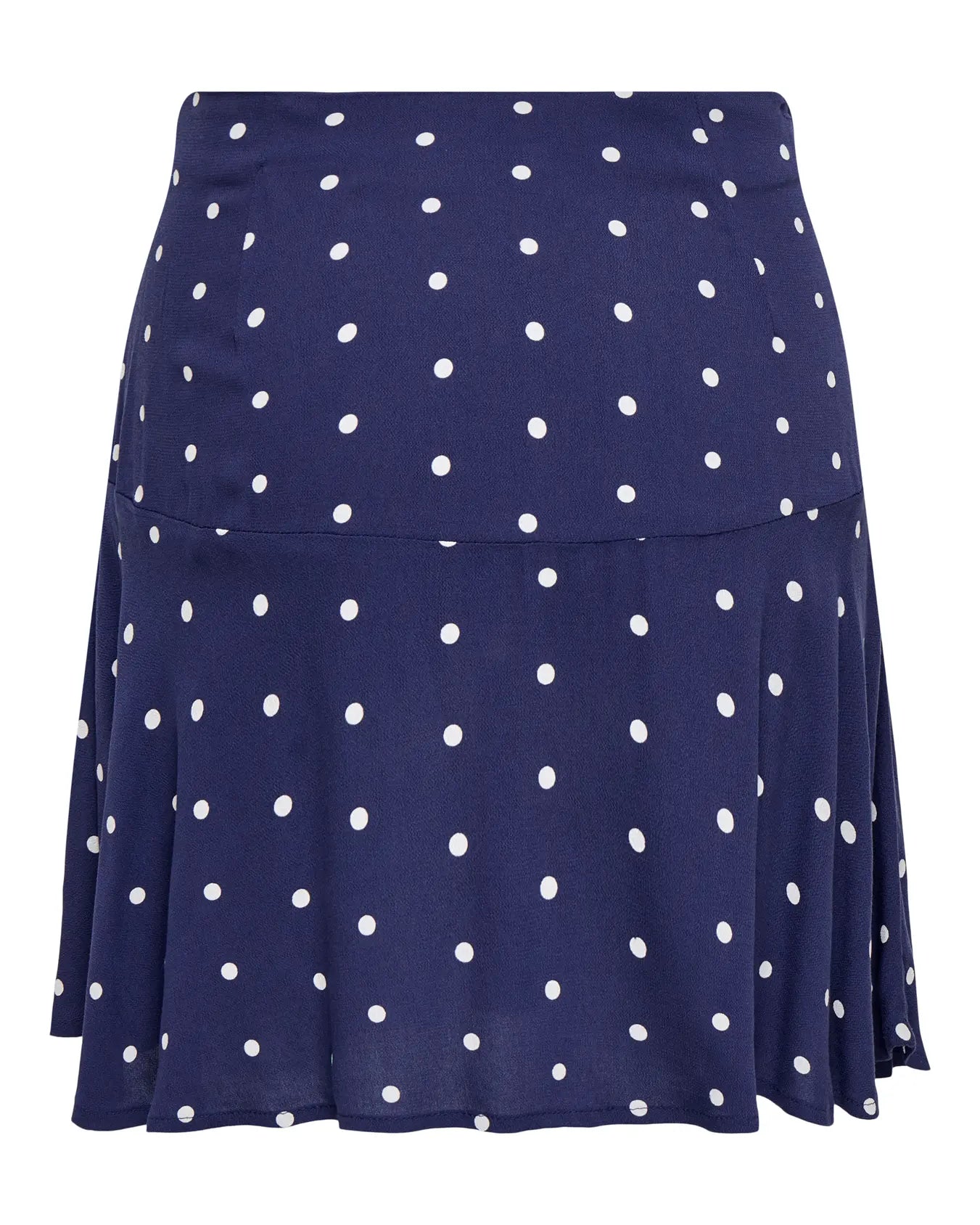 KESHAV POLKA DOT SKIRT - PATRIOT BLUE