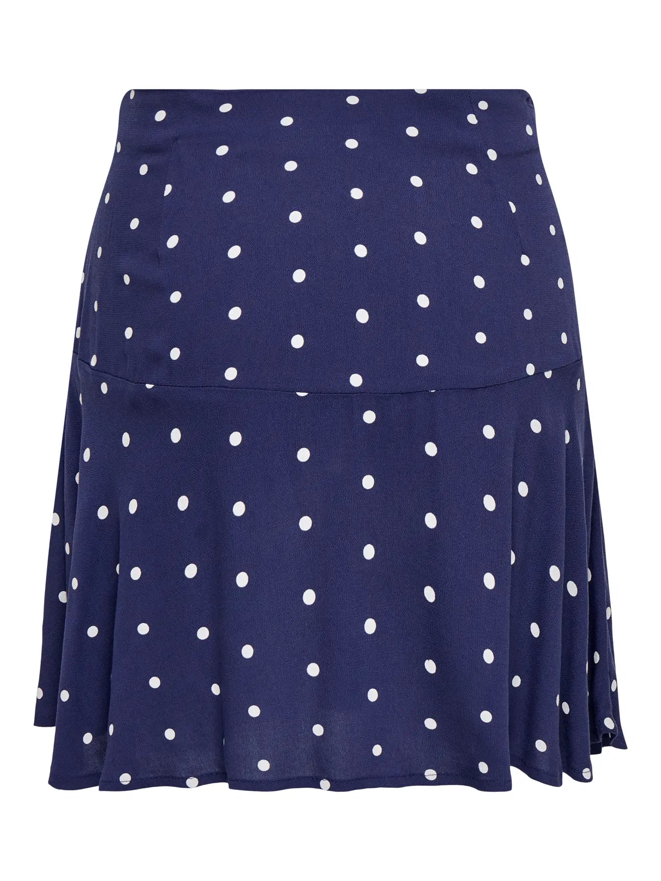 KESHAV POLKA DOT SKIRT - PATRIOT BLUE