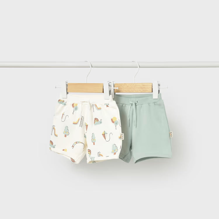 MAYORAL SET OF 2 SHORTS - MINT