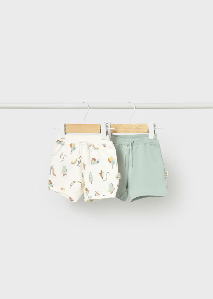 MAYORAL SET OF 2 SHORTS - MINT