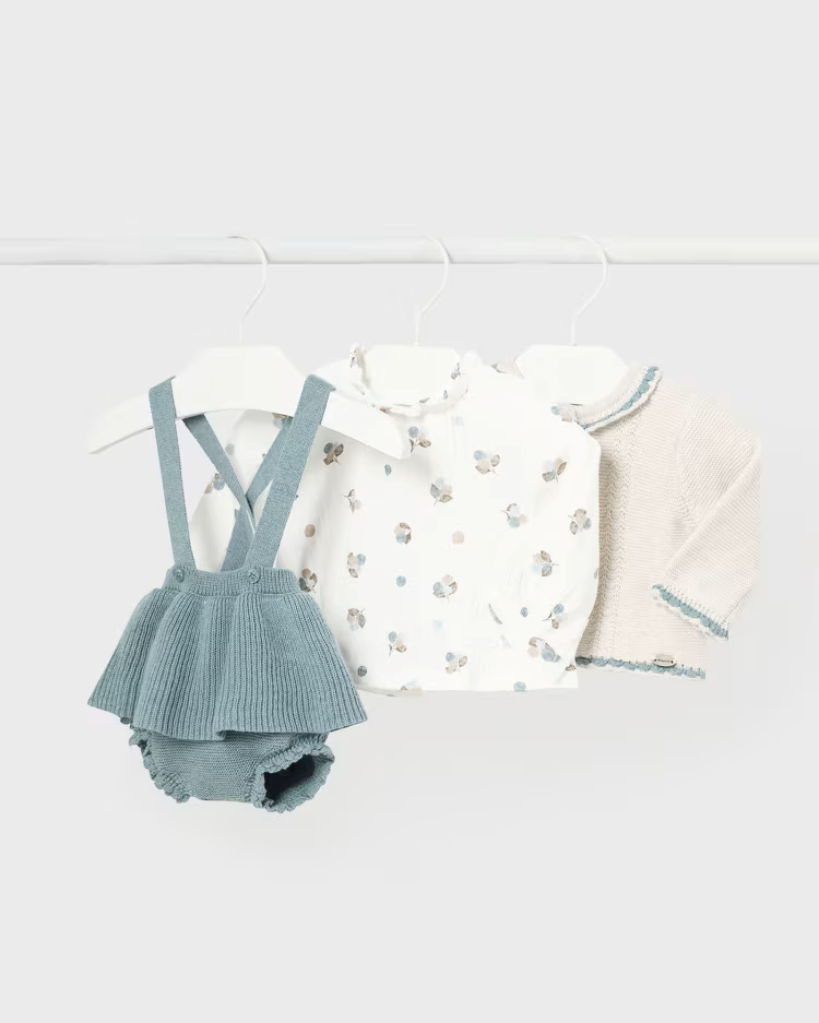 MAYORAL 3PC KNIT SET - ICEBURG