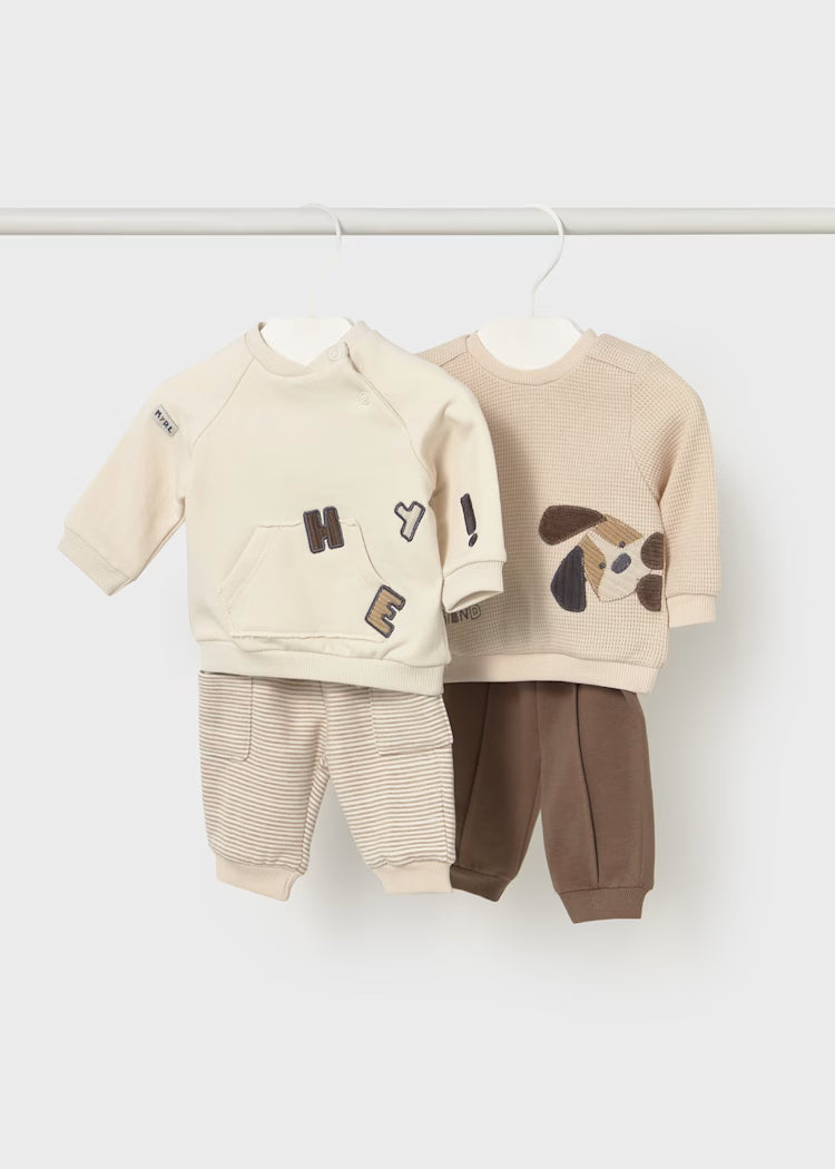 MAYORAL 2PC JOGGER SET - COCOA