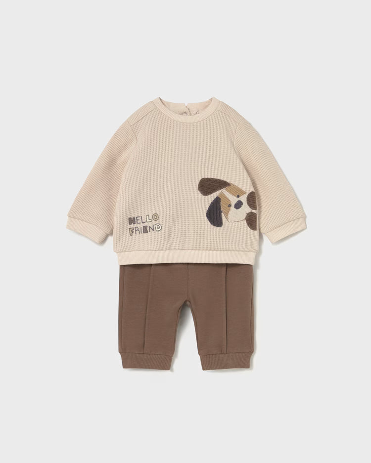 MAYORAL 2PC JOGGER SET - COCOA