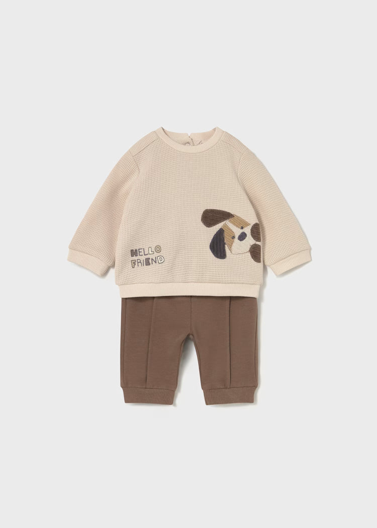 MAYORAL 2PC JOGGER SET - COCOA