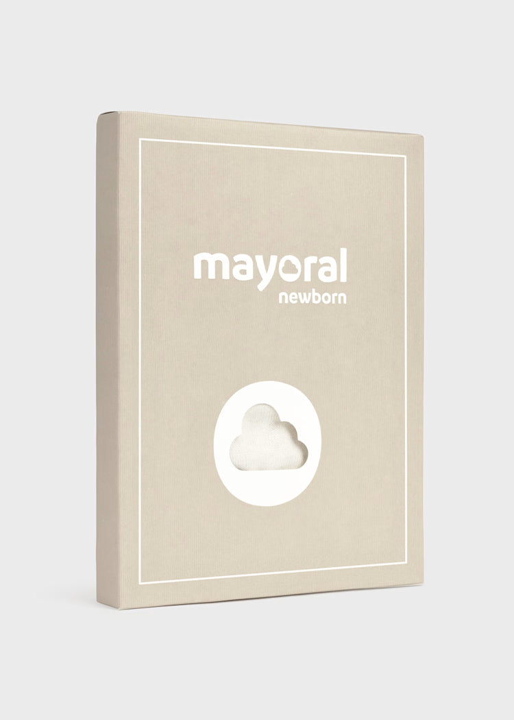 MAYORAL KNIT DUNGAREES - HEATHER TOFFEE