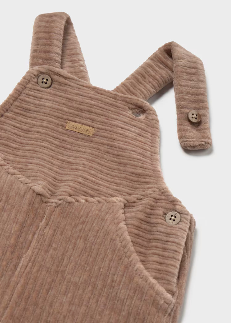MAYORAL CORDUROY OVERALL - TRUFFLE