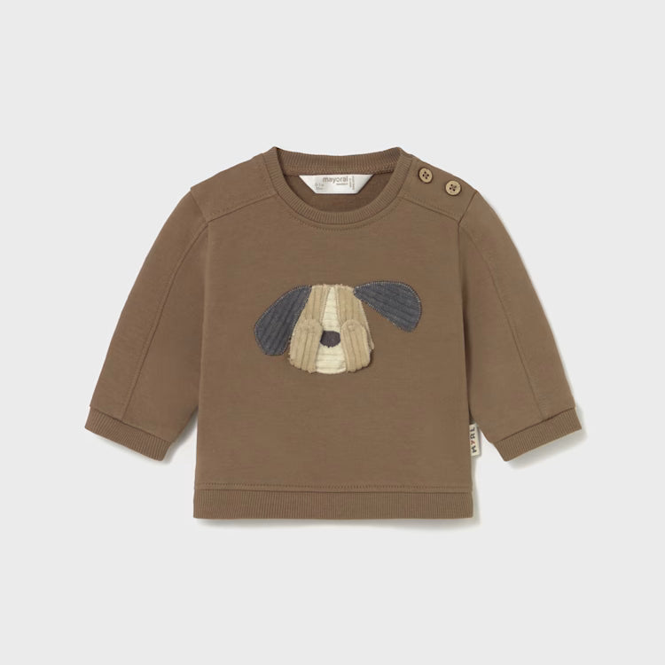 MAYORAL GRAPHIC PULLOVER - BROWN
