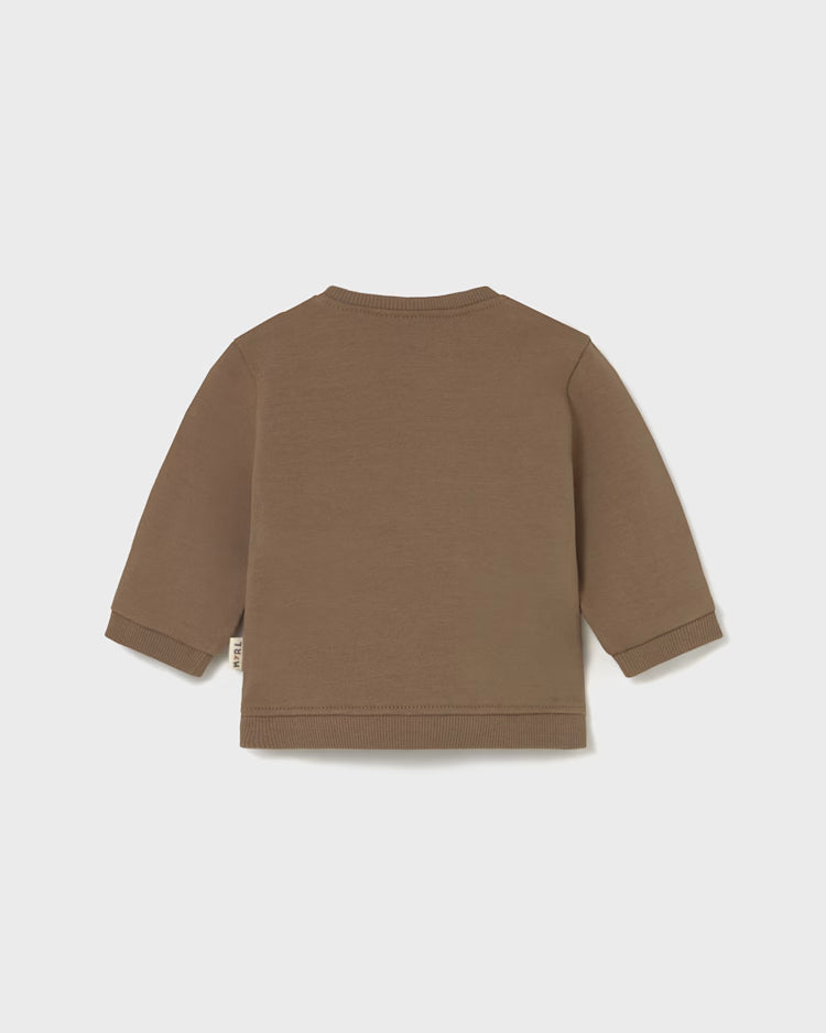 MAYORAL GRAPHIC PULLOVER - BROWN