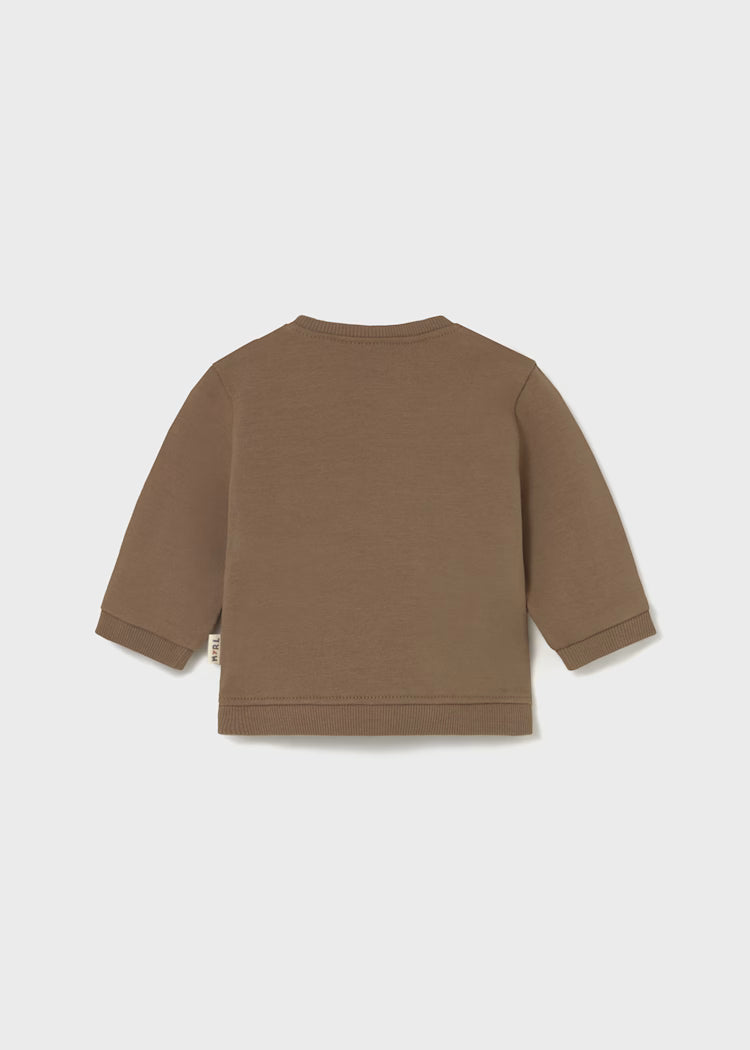 MAYORAL GRAPHIC PULLOVER - BROWN