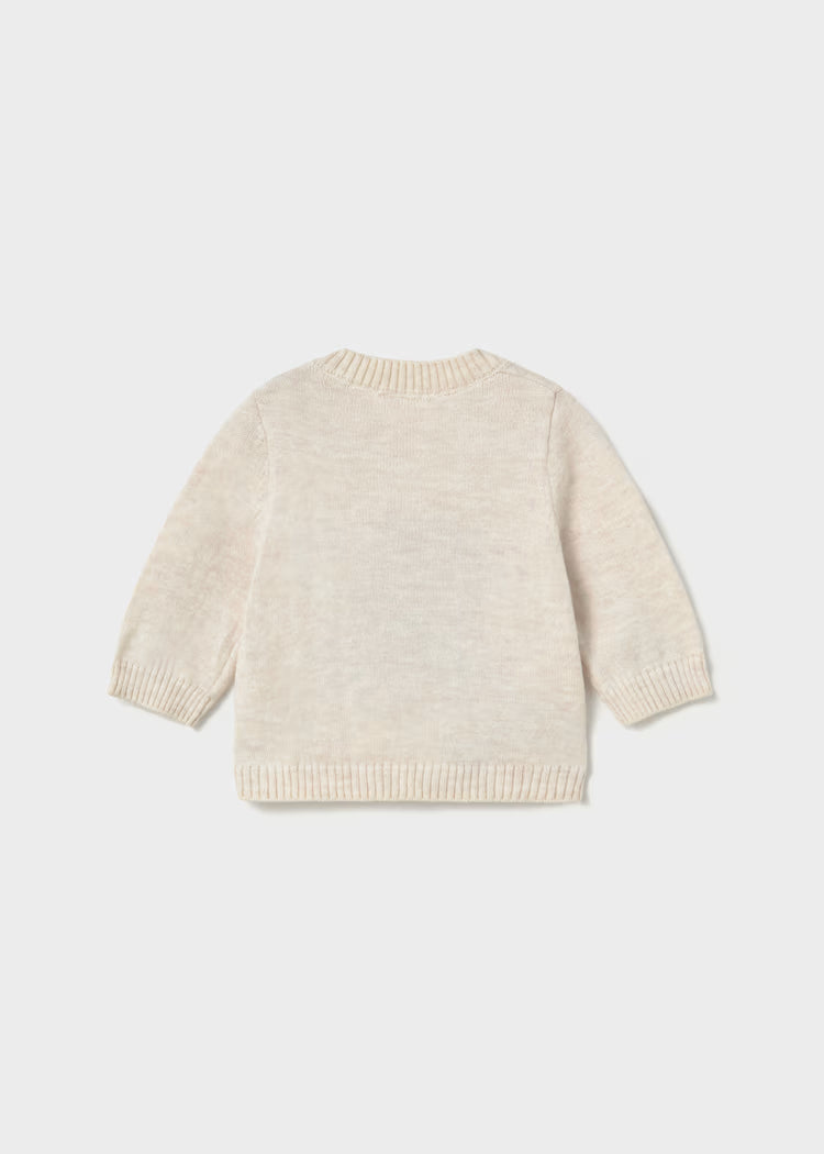 MAYORAL JACQUARD SWEATER - MILK
