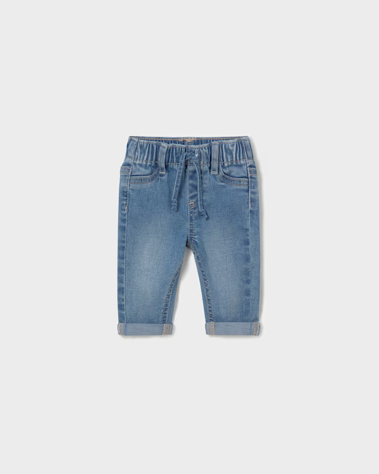 MAYORAL NEWBORN JEANS - LIGHT WASH