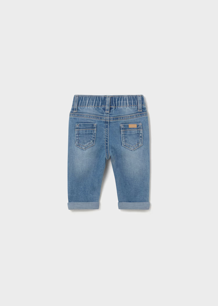 MAYORAL NEWBORN JEANS - LIGHT WASH