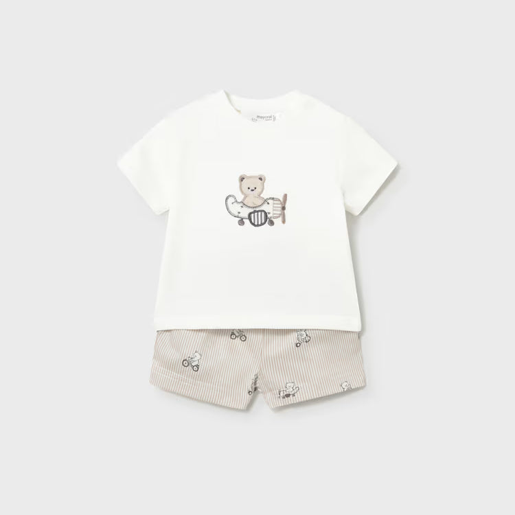 MAYORAL 2PC SHORTS + TEE SET - MOLE