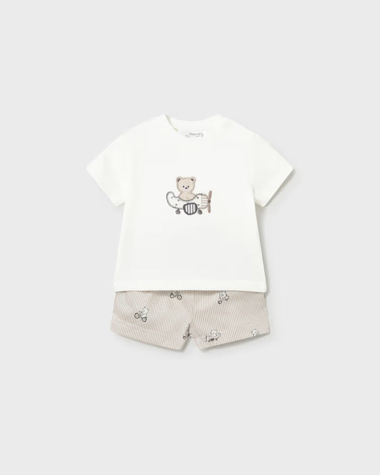MAYORAL 2PC SHORTS + TEE SET - MOLE