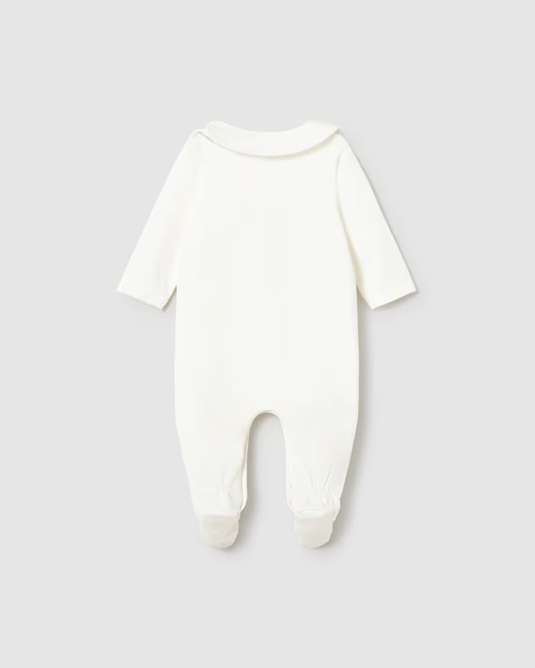 MAYORAL LONG SLEEPER W BIB - NATURAL