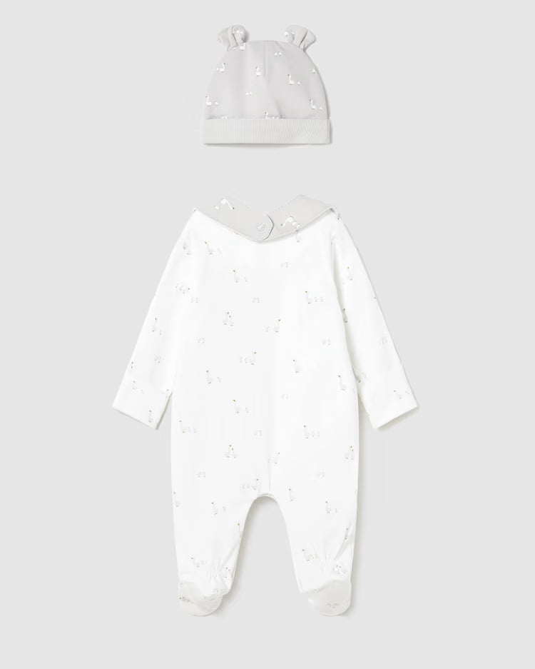 MAYORAL 3PC SLEEPER GIFT SET - WHITE