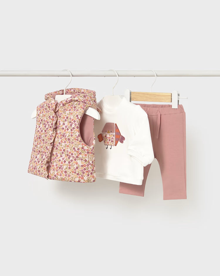 MAYORAL 3PC SET - PEACH