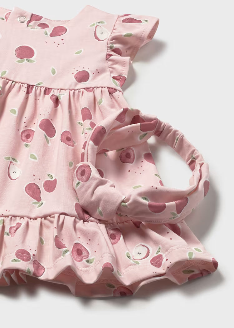 MAYORAL 3PC DRESS SET - ROSE