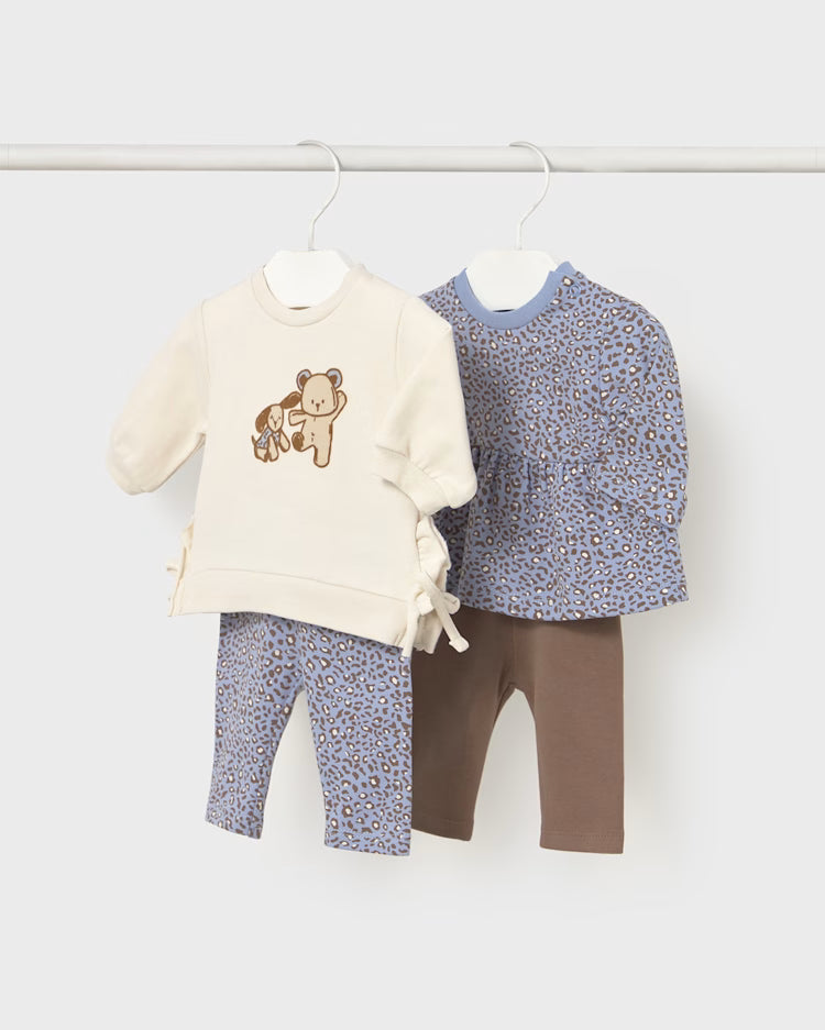 MAYORAL 2PC LEGGING + SWEATER SET - DREAM BLUE