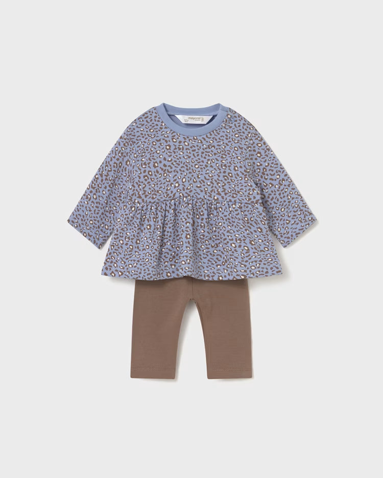 MAYORAL 2PC LEGGING + SWEATER SET - DREAM BLUE