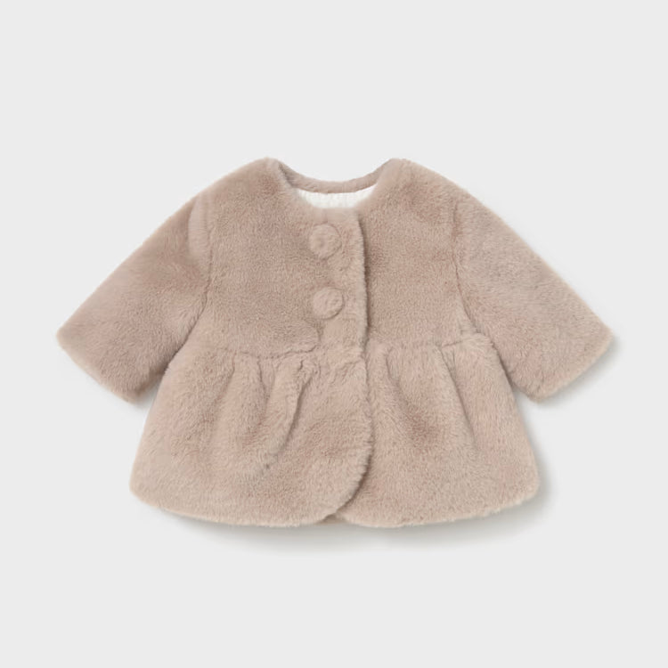 MAYORAL FUR COAT - MOCHA
