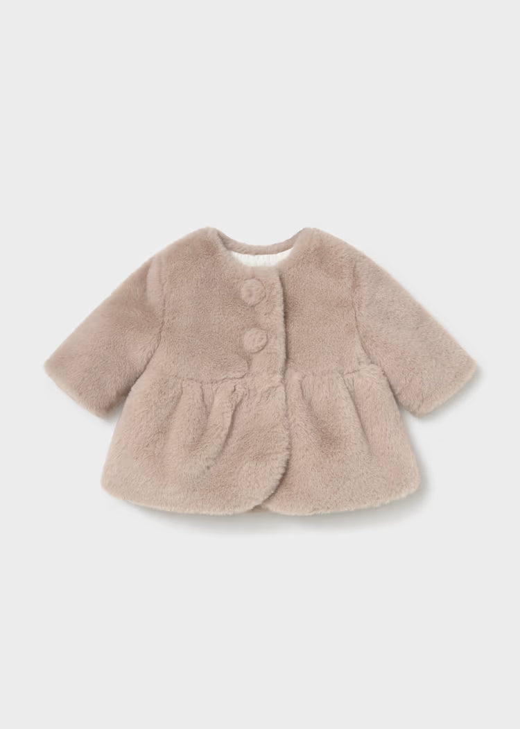 MAYORAL FUR COAT - MOCHA