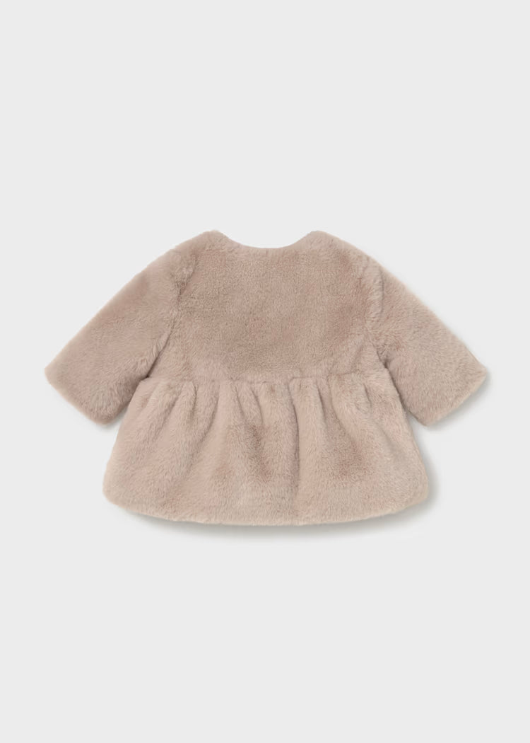 MAYORAL FUR COAT - MOCHA