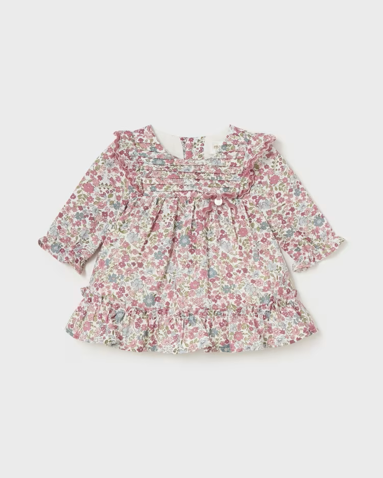 MAYORAL FLORAL DRESS - ROSE
