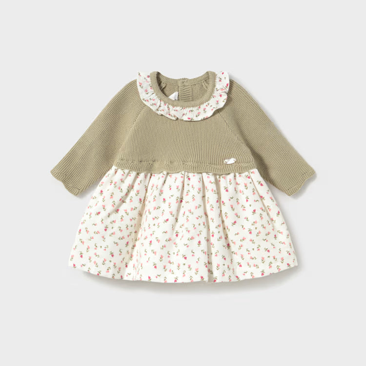 MAYORAL KNIT DRESS - BAYLEAF