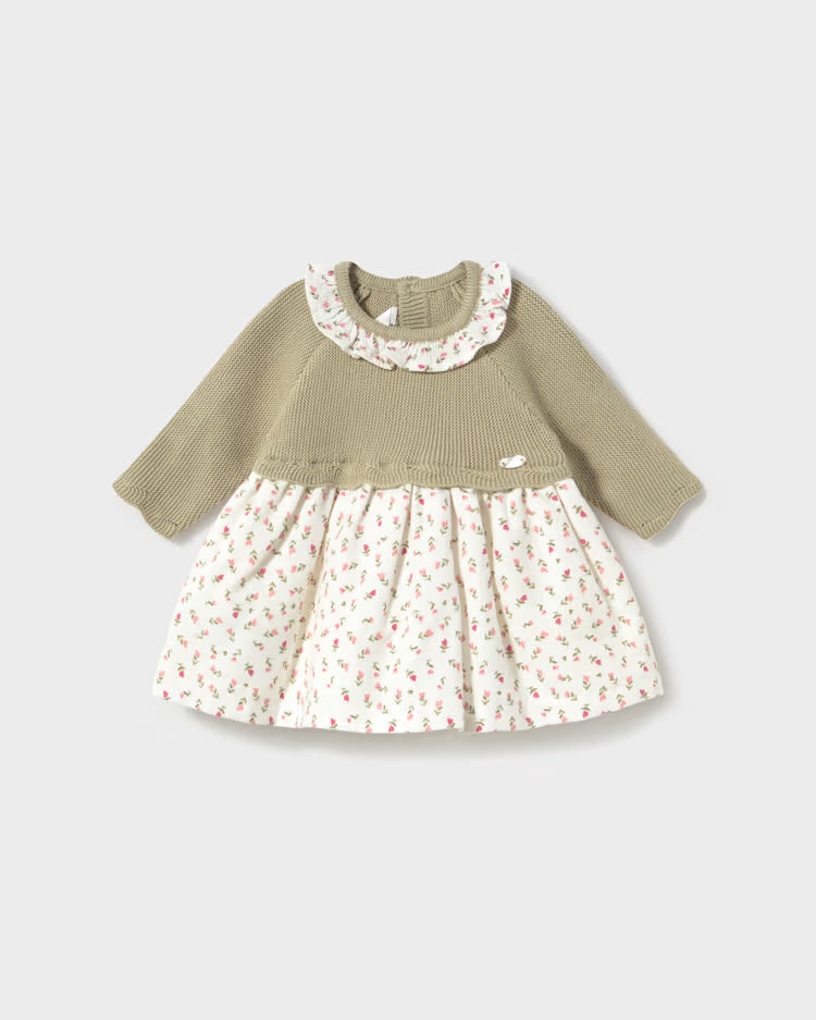 MAYORAL KNIT DRESS - BAYLEAF