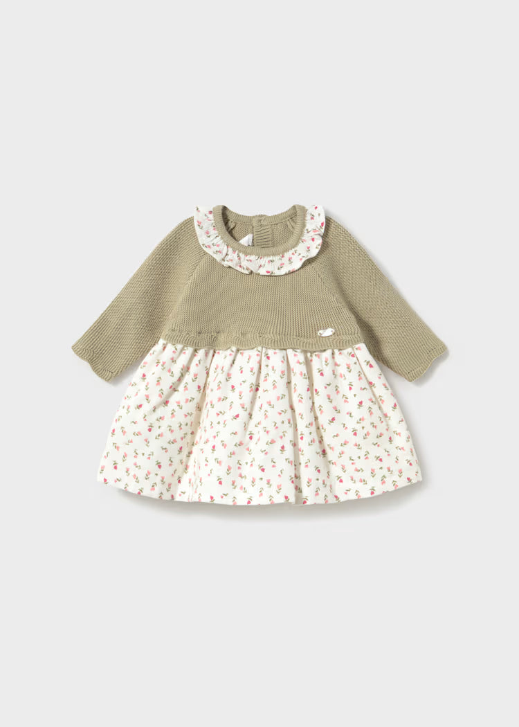 MAYORAL KNIT DRESS - BAYLEAF
