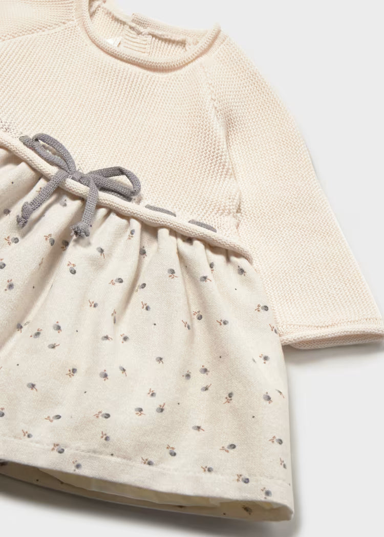 MAYORAL KNIT DRESS - MILK