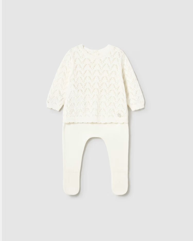 MAYORAL 2PC KNIT SET - POTTERY