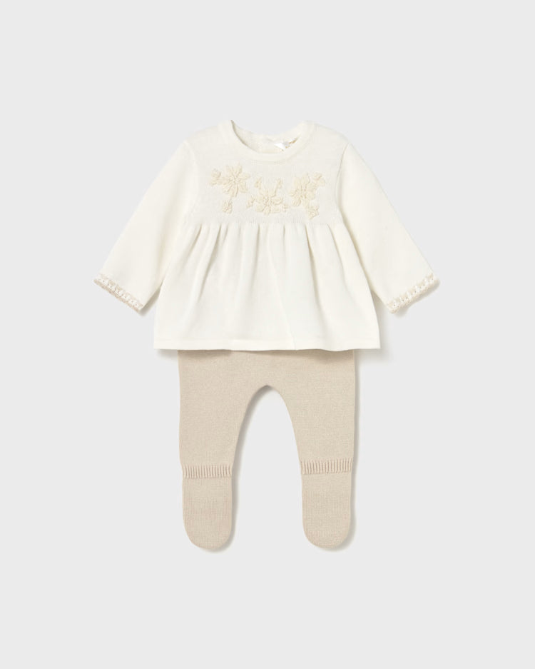 MAYORAL 2PC KNIT SET - SOY