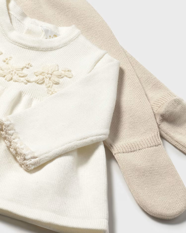 MAYORAL 2PC KNIT SET - SOY
