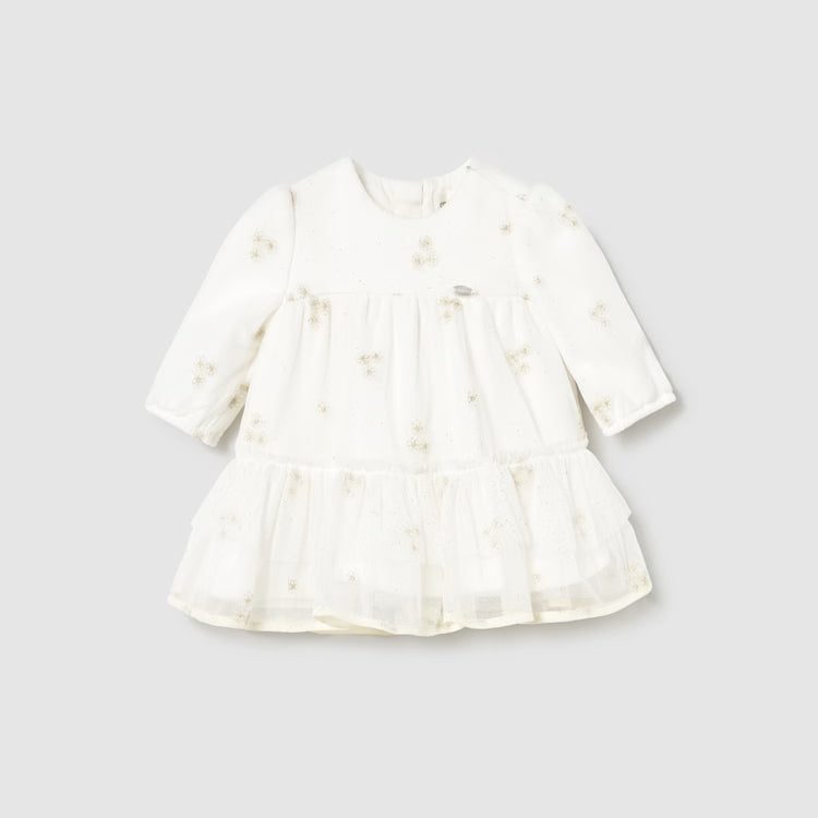 MAYORAL TULLE DRESS - ECRU