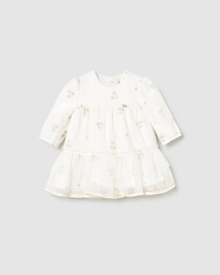 MAYORAL TULLE DRESS - ECRU