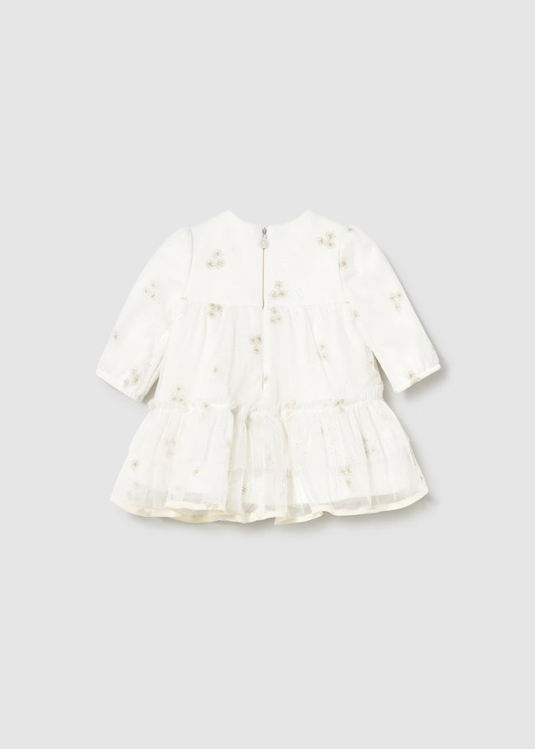 MAYORAL TULLE DRESS - ECRU