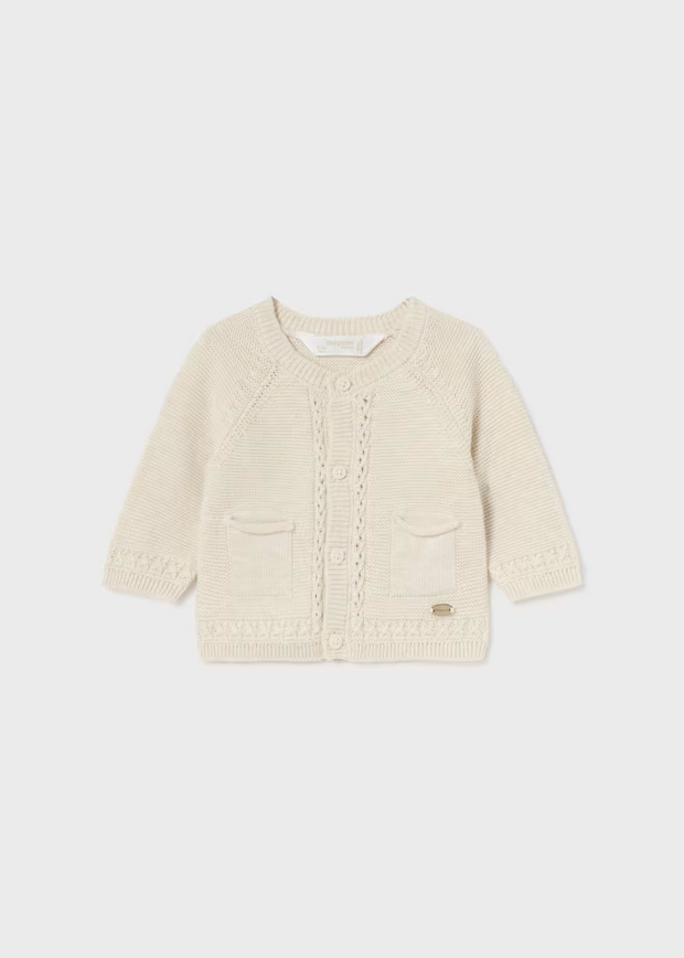 MAYORAL KNIT CARDIGAN - CREAM