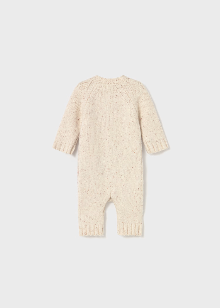 MAYORAL KNIT ONE PIECE - OFF WHITE