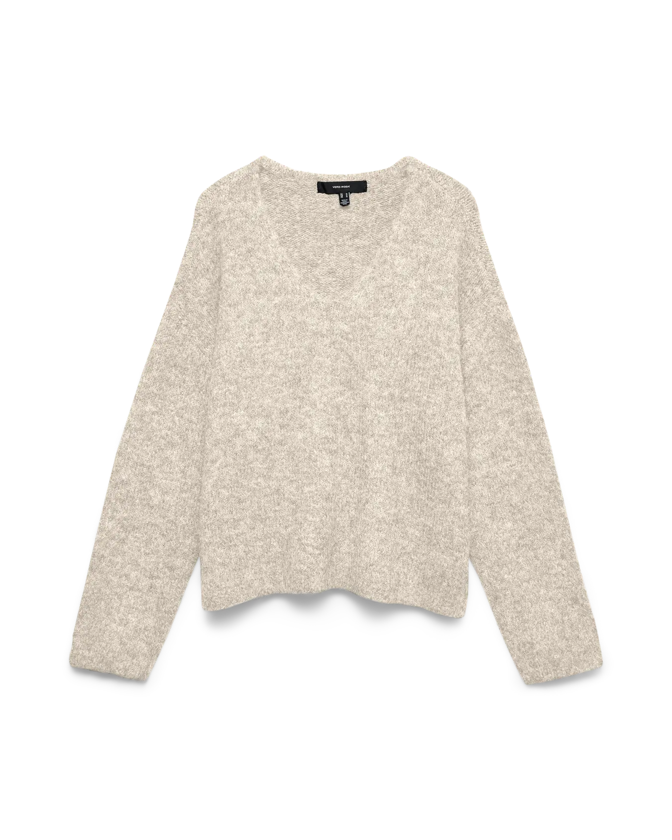 VM BERRY LS V NECK PULLOVER - BIRCH