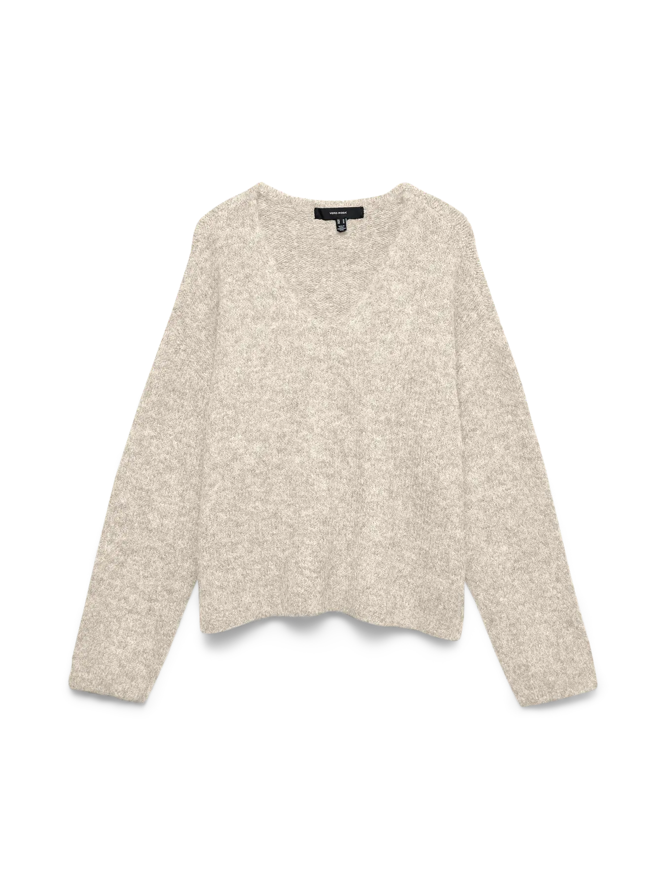VM BERRY LS V NECK PULLOVER - BIRCH