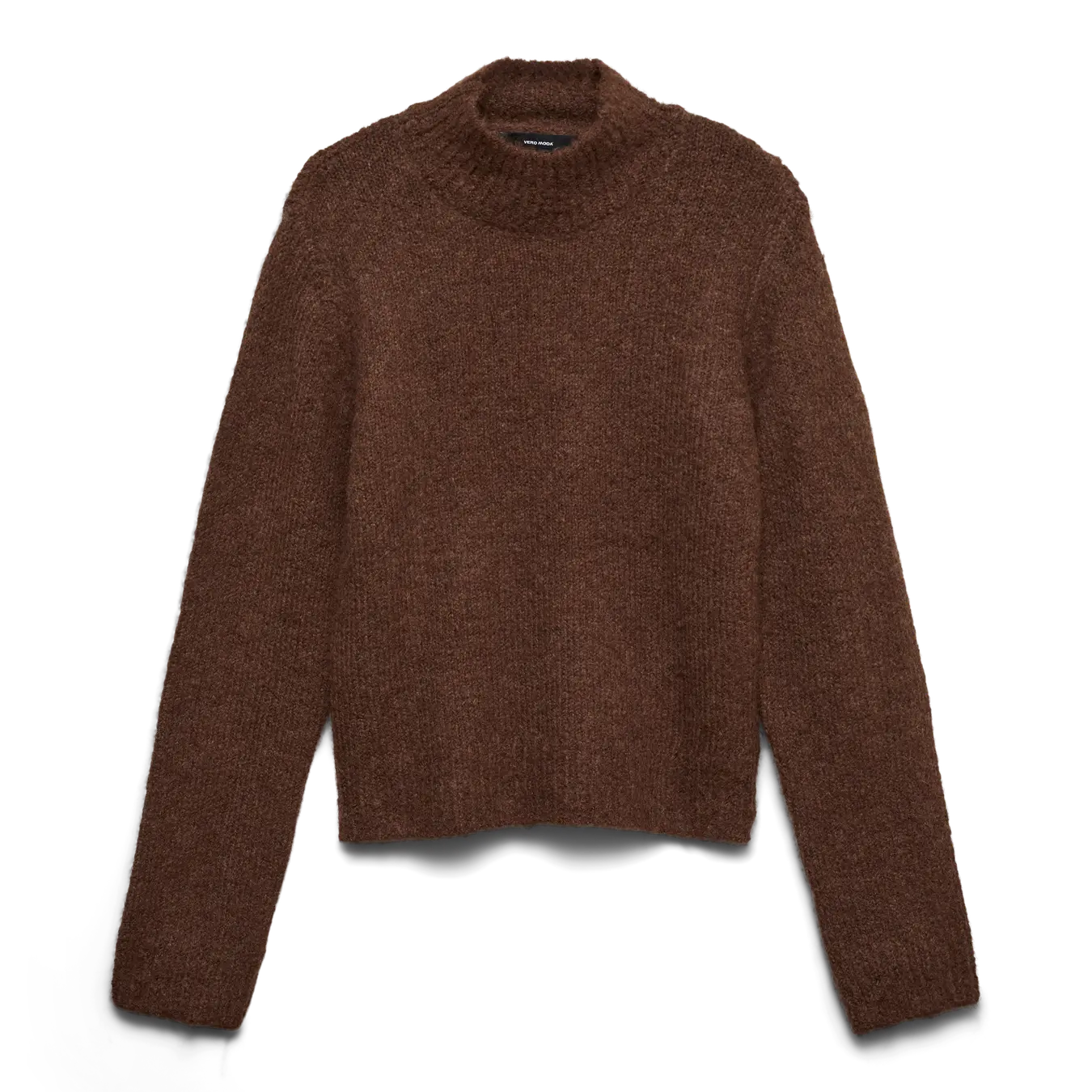VM BERRY LS HIGNECK PULLOVER - COCOA