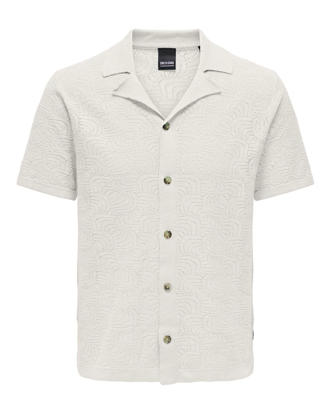 DENVER KNIT SHIRT - ANTIQUE WHITE