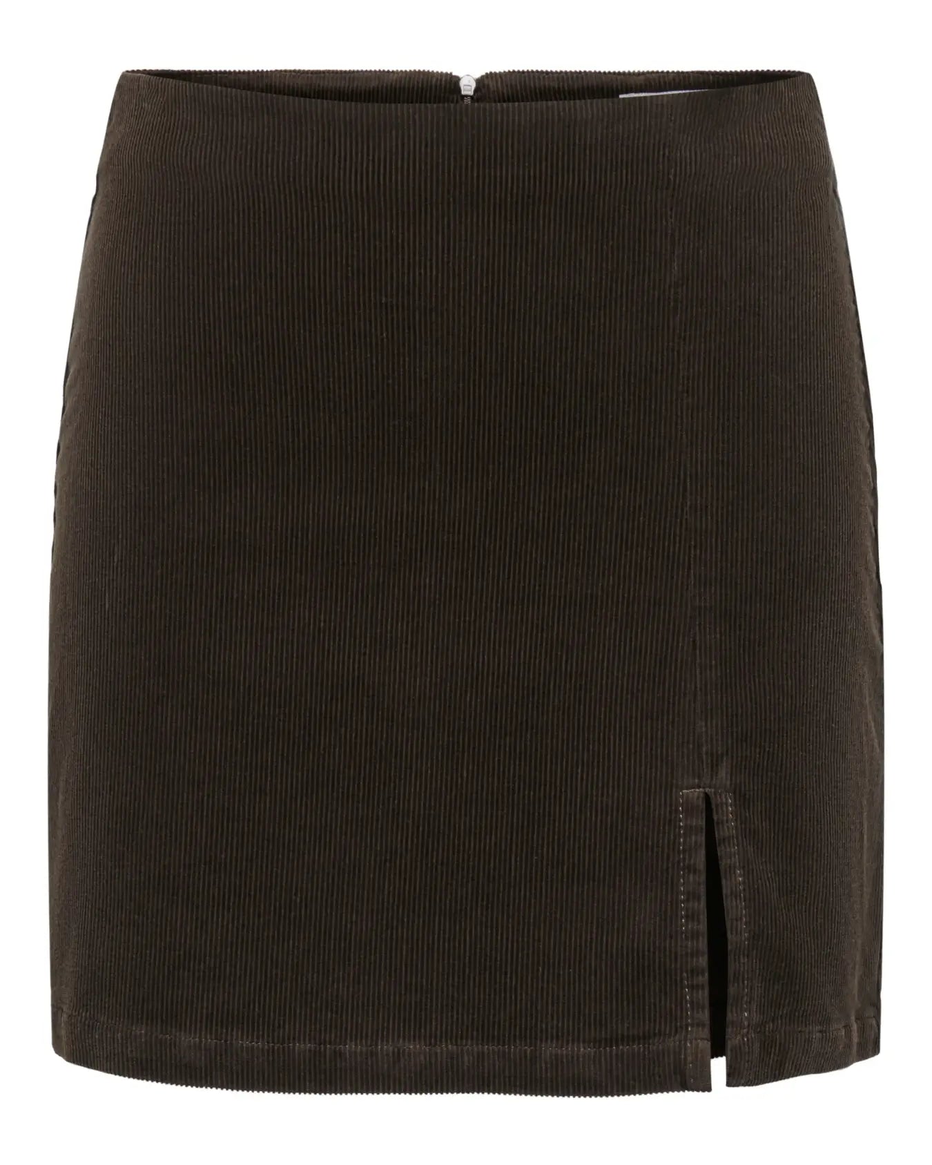 ONLY FLORA HW CORD SKIRT - CHOCOLATE BROWN
