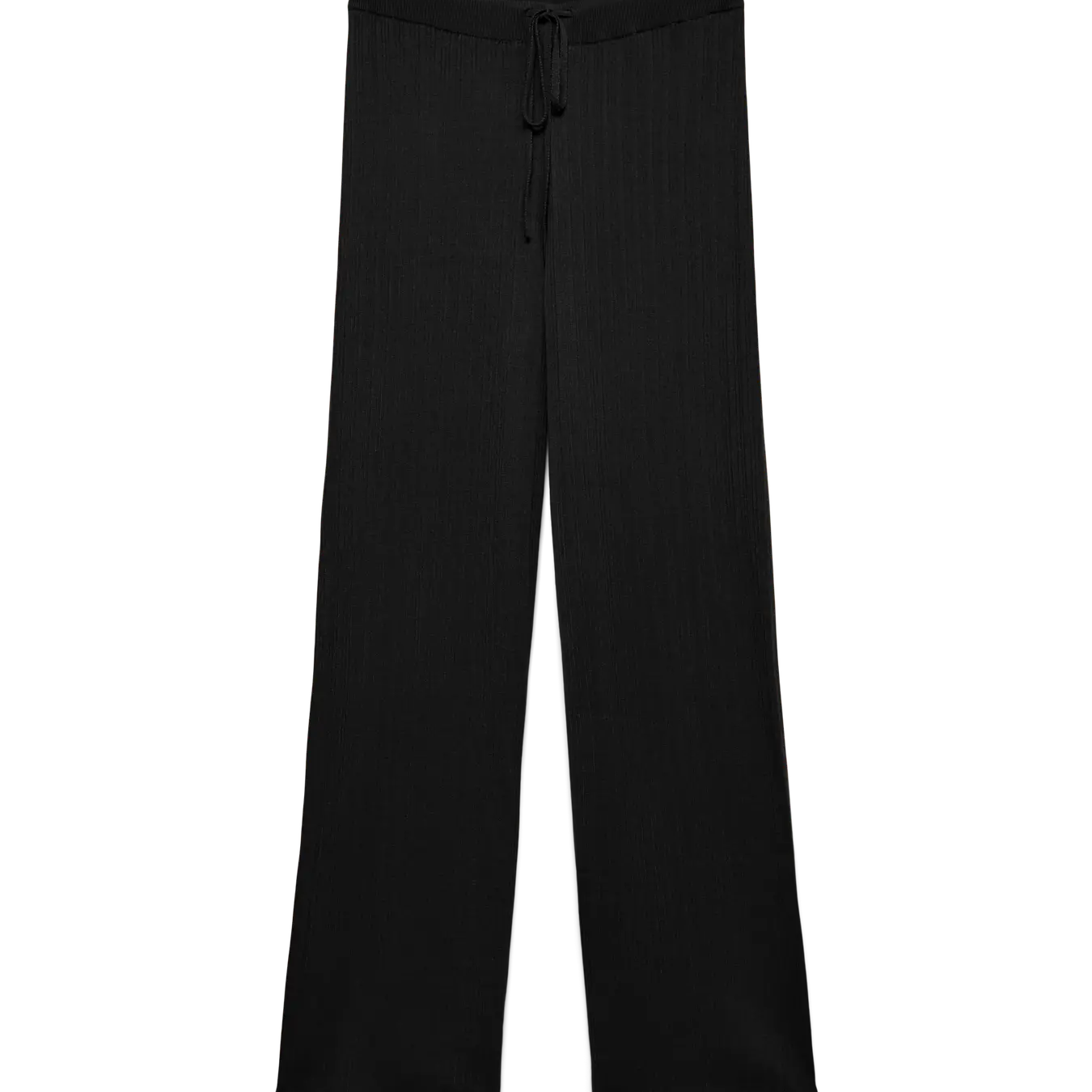 VM WILLOW RIBBED PANT - BLACK