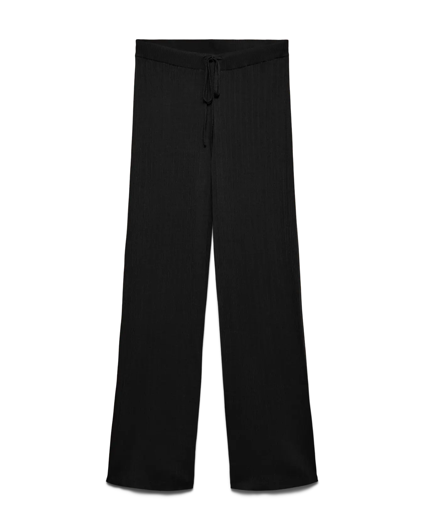 VM WILLOW RIBBED PANT - BLACK