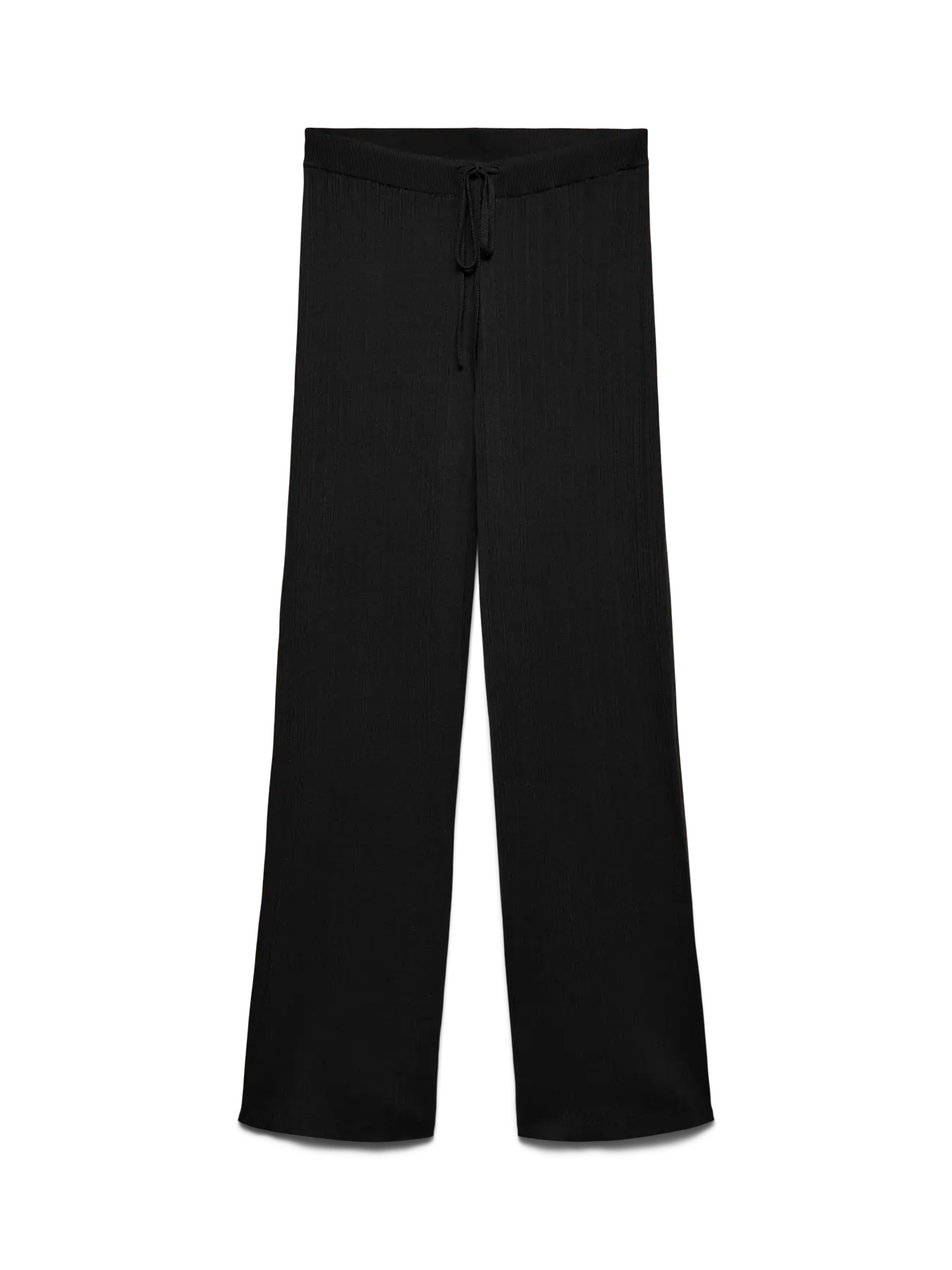VM WILLOW RIBBED PANT - BLACK